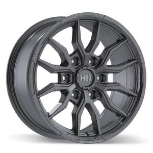 Fast HD – Grit – Gunmetal – 17″x8″ 24mm – All weather Wheels – F279-1780-83MT+24C780